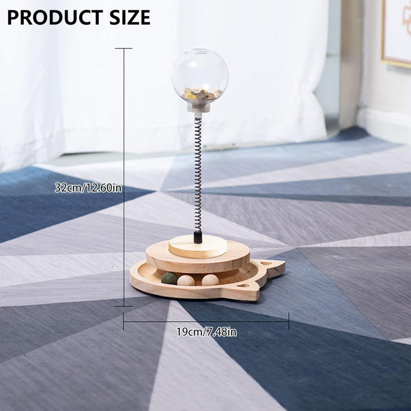 Interactive Cat Toy Ball Pet Cats Feeder