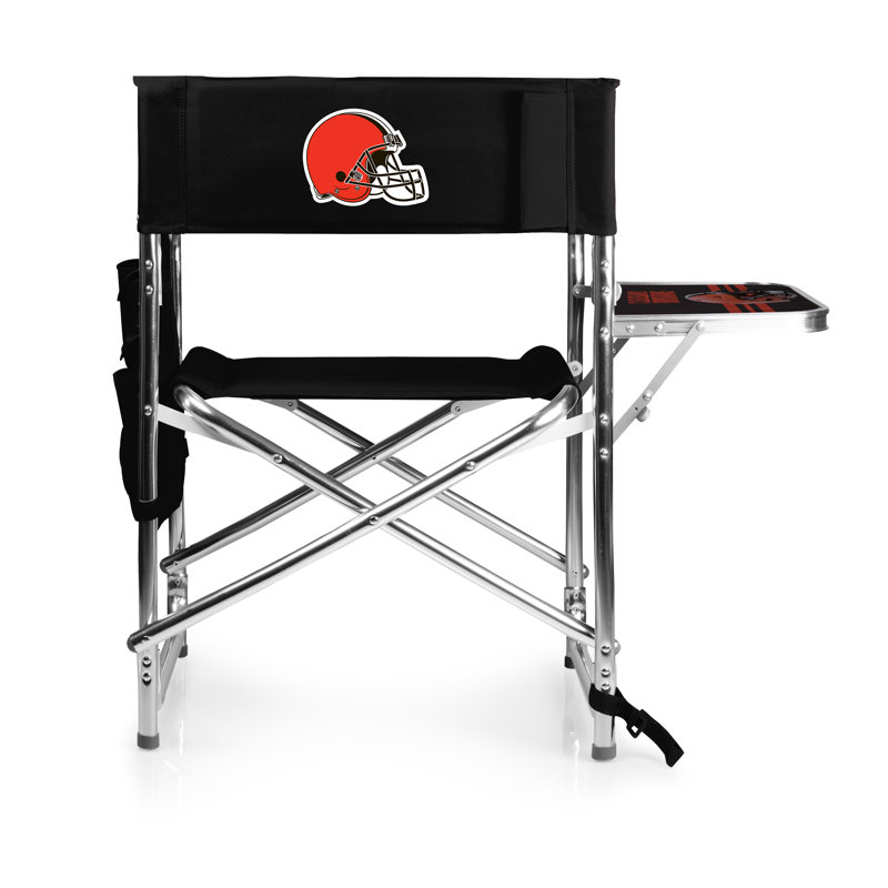 Folding Director Chair, Cleveland Browns, Black