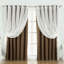 Damyiah Polyester Blackout Curtain Panel (1 Sheer and 1 Blackout Panel)-87892885-88137489