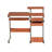 Techni Mobili Complete Computer Workstation Desk, Woodgrain, With Moisture-Resistant Veneer And Scratch-Resistant Steel Legs-558424458