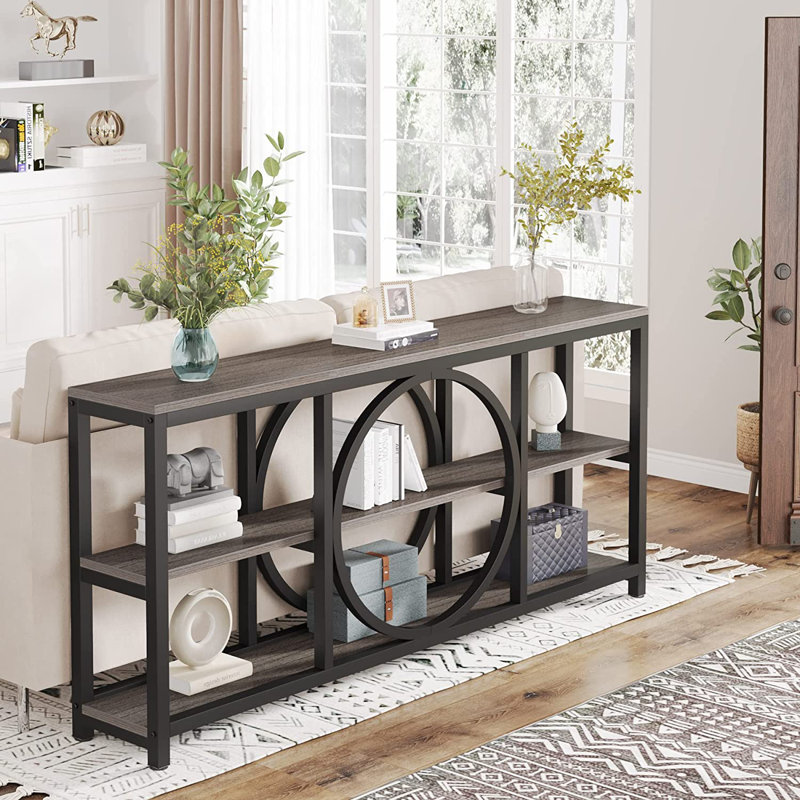 Console 70,9 po Nunki, Gris / noir
