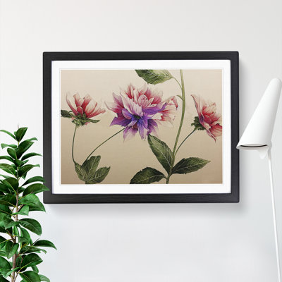 XH1022-9838X Flowers - Single Picture Frame Print