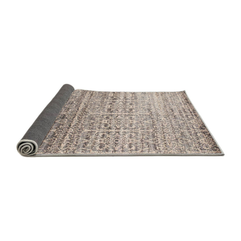 Tapis gris zone contemporaine, Rond 7 pi