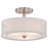 Fabric Semi Flush Mount