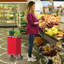 Chariot utilitaire d'épicerie avec chariot amovible Costway-87287428