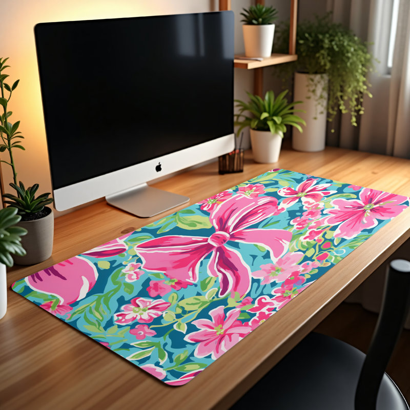 Polyester Desk Pad, 31.5x15.5