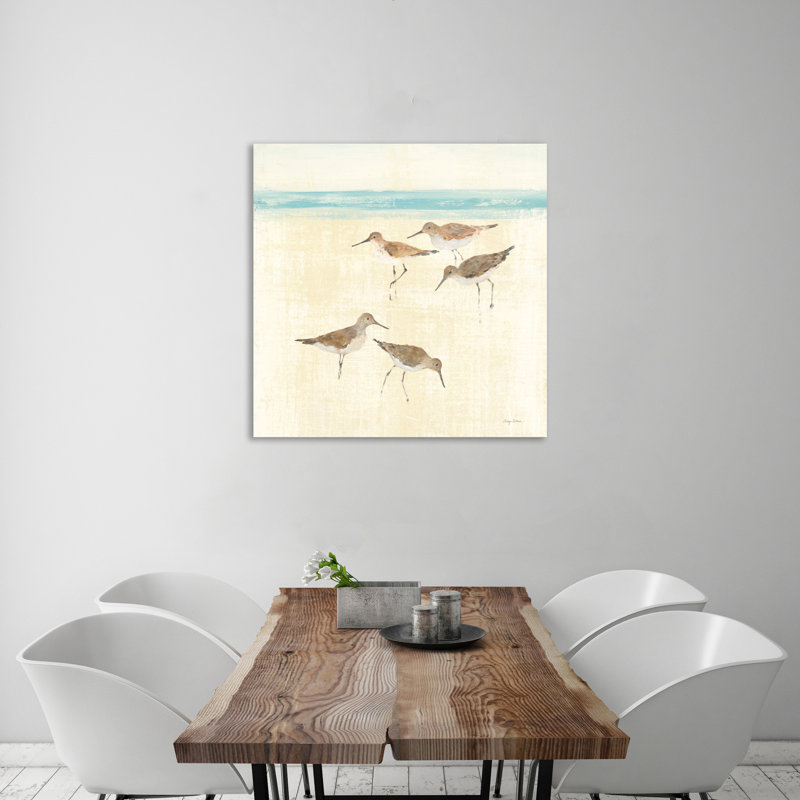 Sandpipers par Avery Tillmon - Toile tendue, H 36 po x l 36 po x P 1,5 po