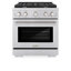 ZLINE 30 in. 4.2 cu. ft. 4 Burner Gas Range with Convection Gas Oven in Stainless Steel