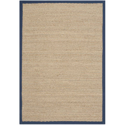 Auckland Natural/Blue Area Rug