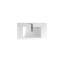 Meuble-lavabo simple 36 po avec plateau en pierre blanc brillant, 1 tiroir, 2 portes, moderne-1470872962