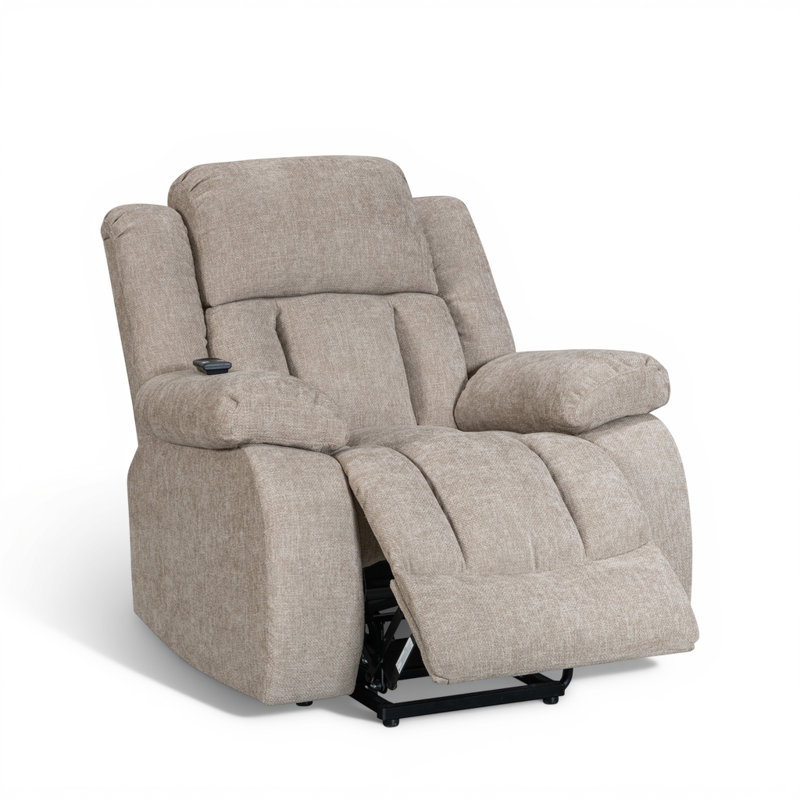96cm Wide Chenille Lift Assist Standard Recliner