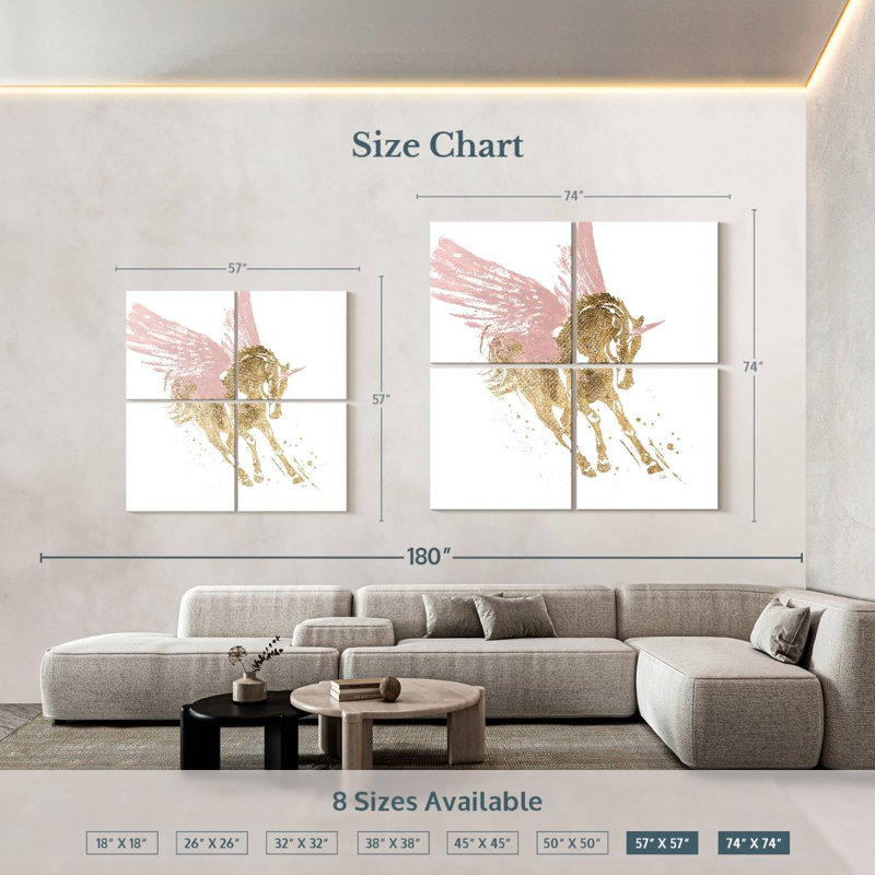Ashelle Spirit Unicorn, 57" H x 57" W