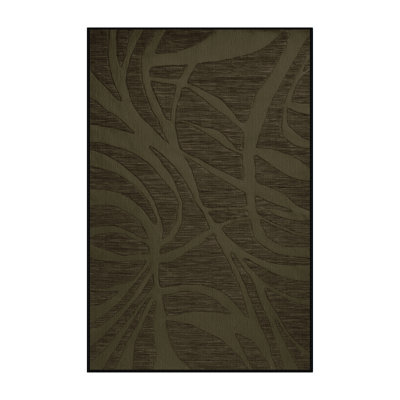 Tapis abstrait lavable à la machine