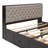 Wood Bed For Queen With Storage Headboard, 4 Drawers & Shoe Rack, Headboard Storage, Drawers, Rack , Quality-360984114