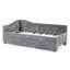 Lit de jour polyvalent en chenille avec couchette coulissante et port USB-129422234