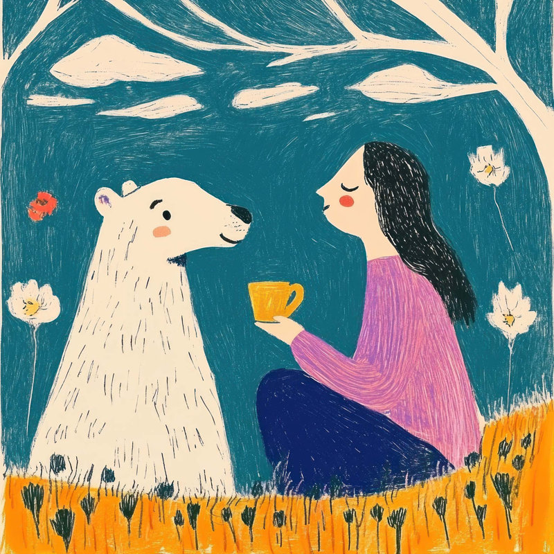 Wild Spirit, Gentle Heart 2 - sans cadre, Grand
