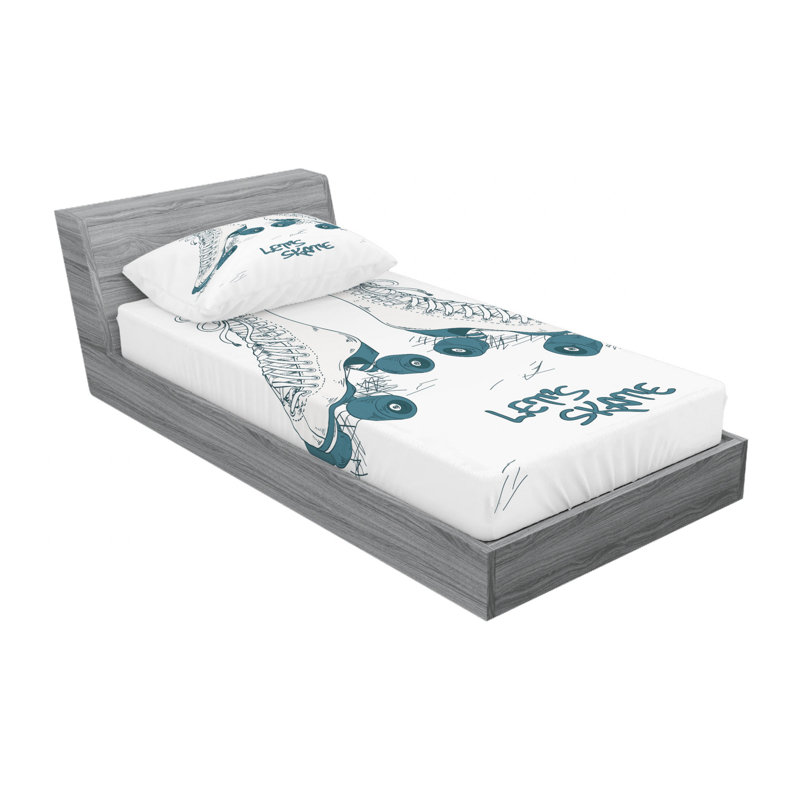 Microfiber Sheet Set, Twin XL Sheet Set with Fitted Sheet