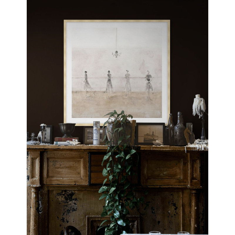 Four Ballerinas 1 Print by Ellie Vergura, 32.75" H x 32.75" W