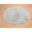 Takehiro One-of-a-Kind Round 7'10" New Age Round Area Rug in Grey