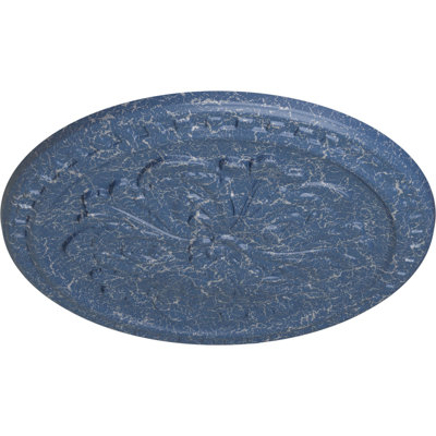 Médaillon de plafond H 16,875 po x l 16,875 po x P 0,625 po Emeryville