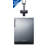 Summit Appliance 24" Wide Floating Tap Built-In ADA-Compliant Beer Kegerator