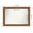 Manhattan Bronze Wood Bathroom Vanity Non-Beveled Wall Mirror-1510159851