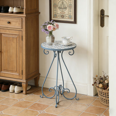 Table basse avec table d'appoint Vintage Mosaic, intérieur et extérieur