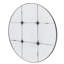 Miroir rond 36 po en verre antique traditionnel - Décorez votre maison avec salle de bain, vestibule, console