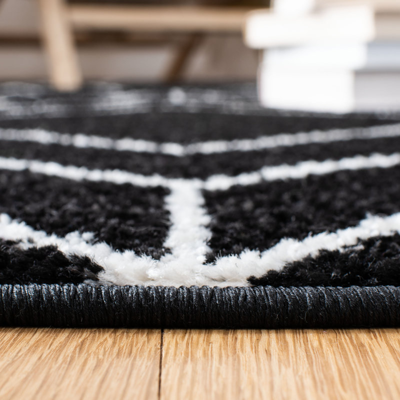 Trocadero Geometric Hand Woven Area Rug, Rectangle 155 x 229 cm