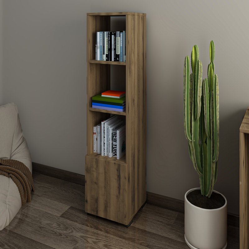 31 cm W Bookcase, Walnut