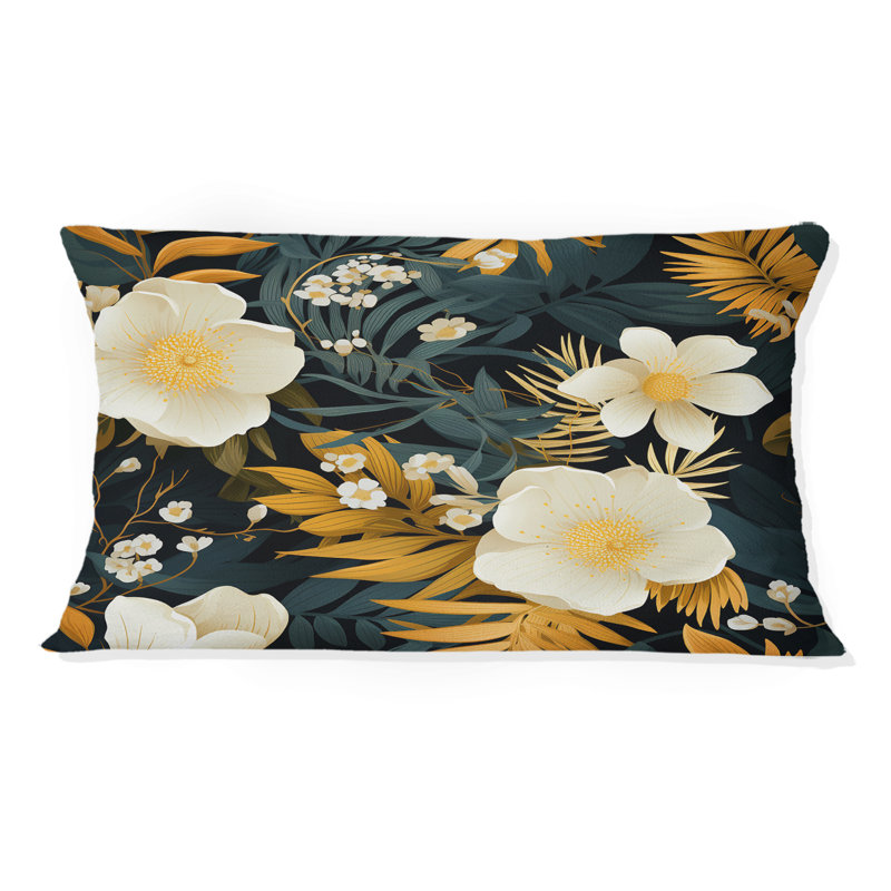 Floral Throw Pillow