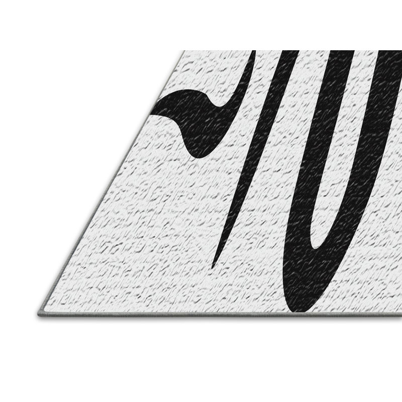 Tapis de noël zone noire, Rectangle 4 pi x 6 pi