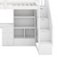 Lit mezzanine simple avec bureau en L et tiroirs-118152479