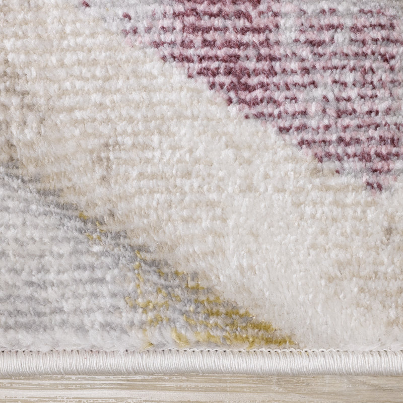 Tapis à motif géométrique Islae, Rectangle 7 pi 10 po x 10 pi 6 po
