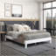 Grand lit plateforme - blanc