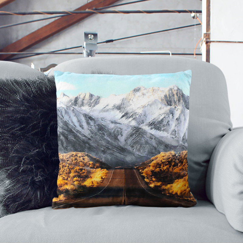 Square Throw Cushion, 40cm H x 40cm W x 15cm D