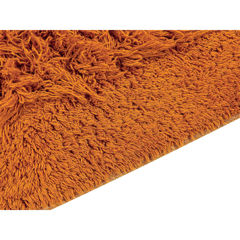Chestle Solid Colour Cotton Area Rug, Rectangle 140 x 200cm