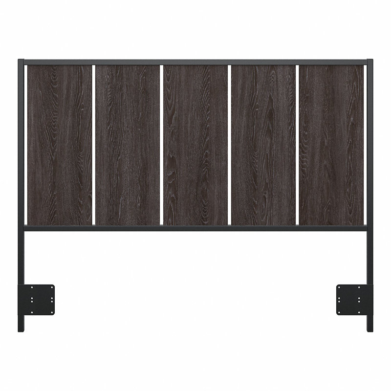 Spero Full Slat Headboard, Charcoal Gray