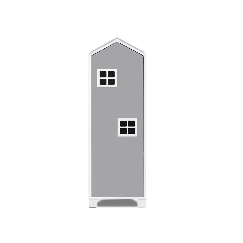 Federico 1 Door Wardrobe, Grey
