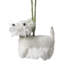 Arcadia Home Westie Hand-Knit Ornament