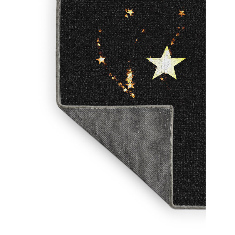 Tapis de noël zone noire, Rectangle 2 pi x 3 pi
