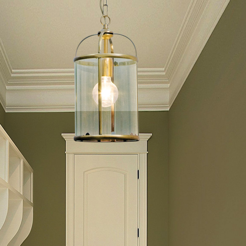 Quakertown 1 - Light Lantern Pendant, Bronze