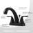 2-handle Bathroom Faucet with Drain Assembly-97804582