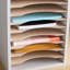 Rangement de bureau avec 11 compartiments Literature-36906026