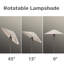 Lampe sur pied de fantaisie 61 po Trevell