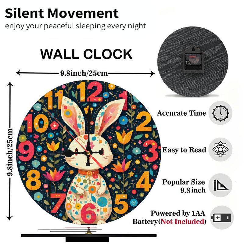 Horloge florale