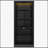 Tall Wood Bookcase with LED Light, 5-Tier Adjustable Shelves, Ideal for Organized Storage and Modern Aesthetics in Home or Office