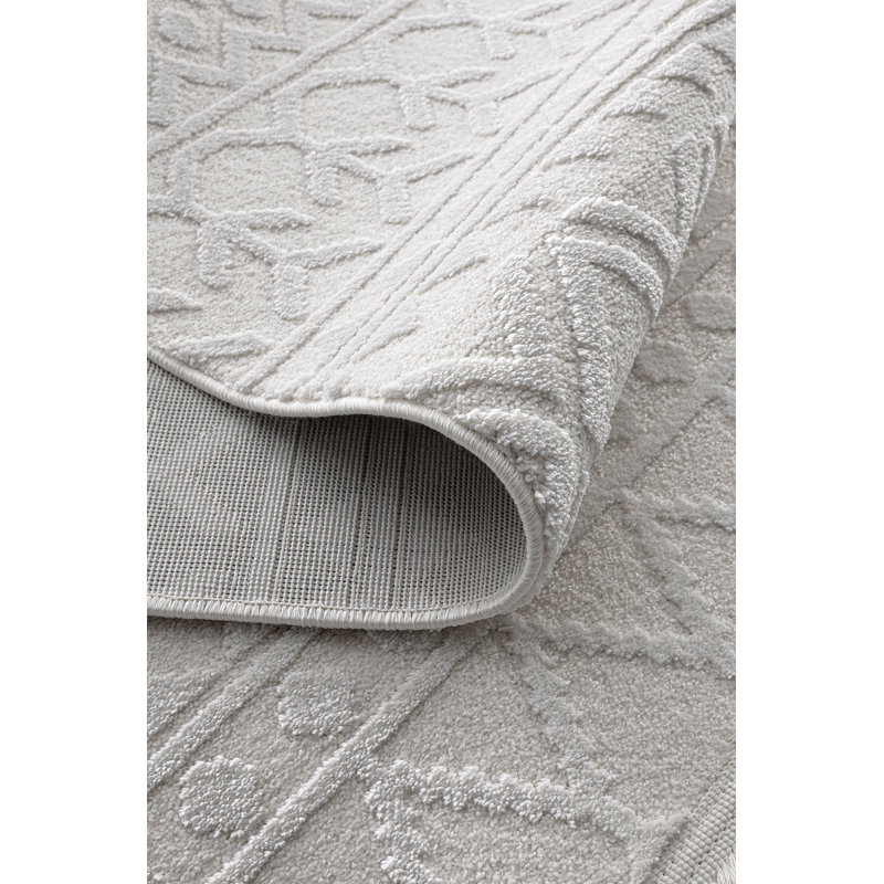 Dighton Machine Made Indoor / Outdoor Area Rug, Rectangle 6'6.7" x 8'2.4"