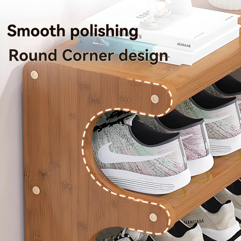 U-Shaped Simple Shoe Rack, Multi-Layer Storage