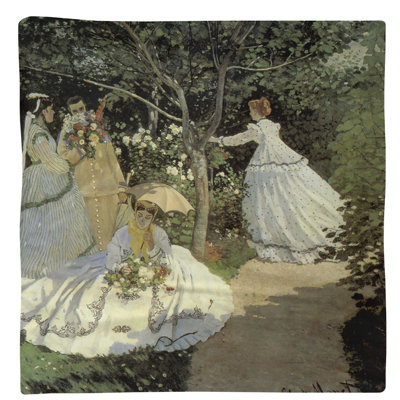 Claude Monet Cotton Floral Square Napkin